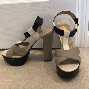 T-strap 5.5” block heel